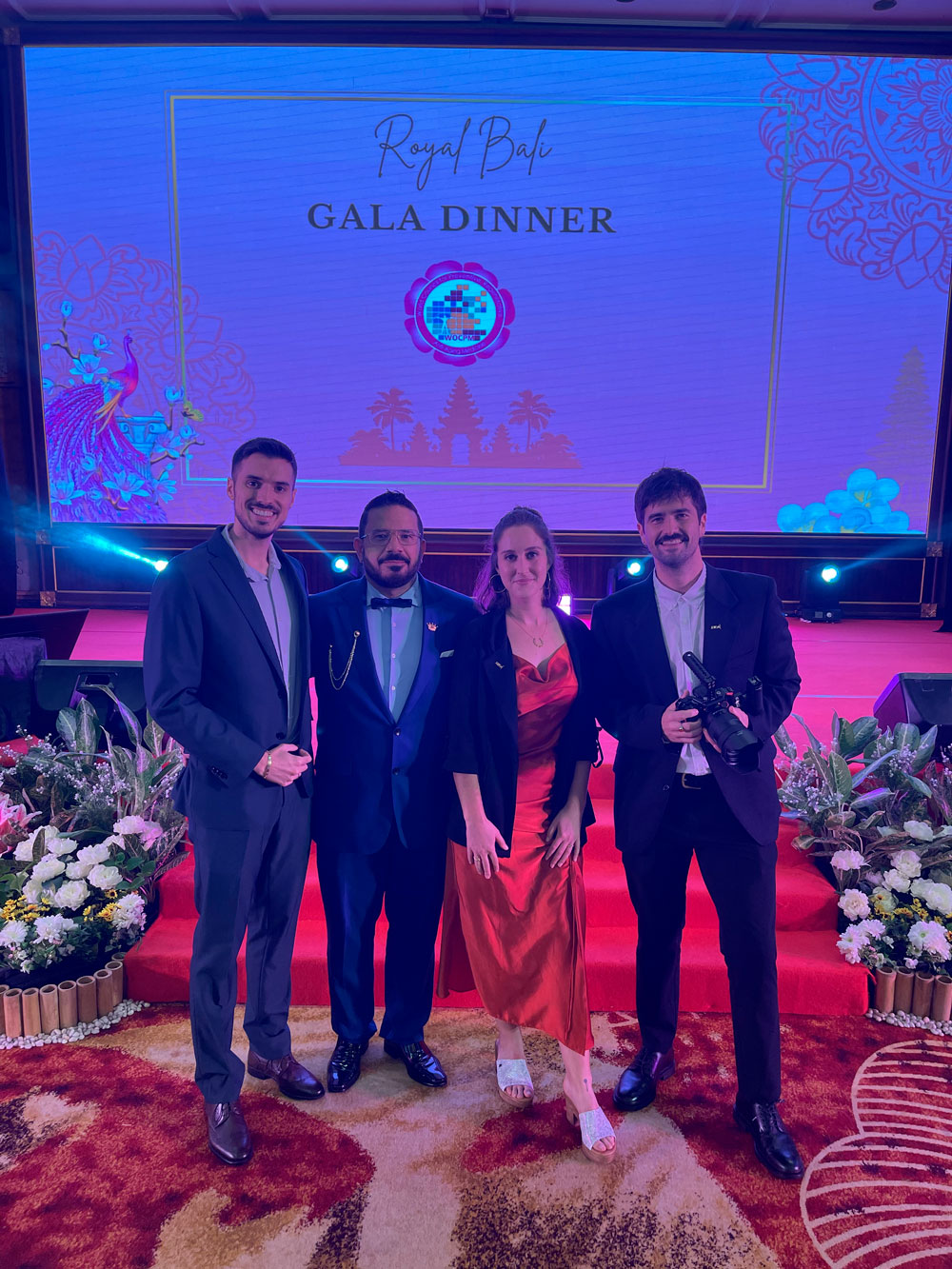 Equipo de JRIS Productions en la Royal Gala Dinmer en Bali, 2024