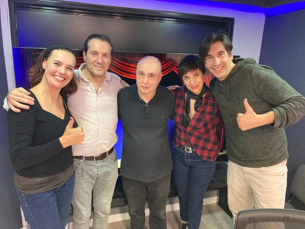 Reparto de actores  "Estranys en un tren" - Teatro Raval